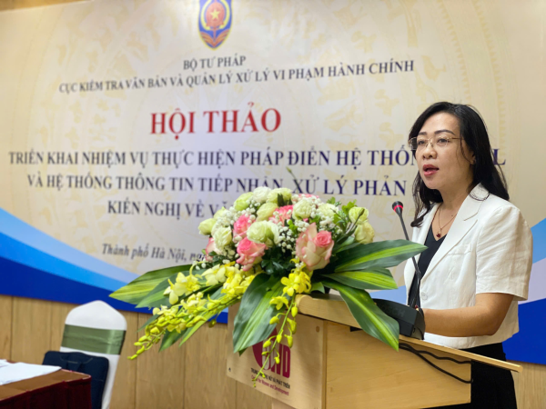 Đẩy mạnh triển khai nhiệm vụ pháp điển và vận hành Hệ thống thông tin tiếp nhận, xử lý phản ánh, kiến nghị về văn bản quy phạm pháp luật